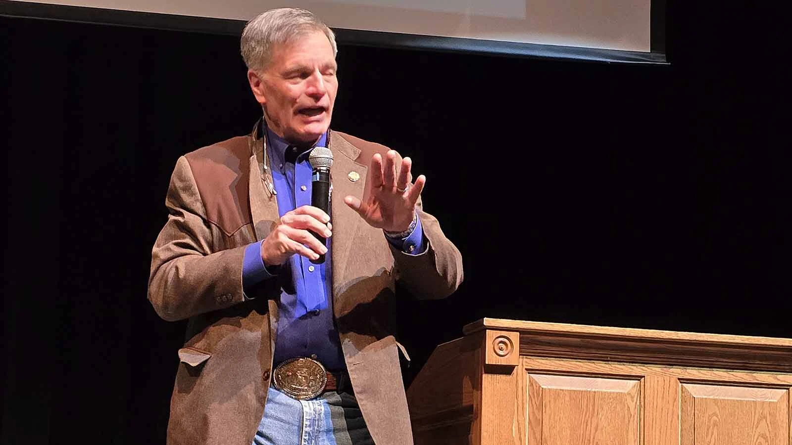 Gov. Mark Gordon told a group of Wyoming entrepreneurs in Riverton he thinks another boom time is ahead.
