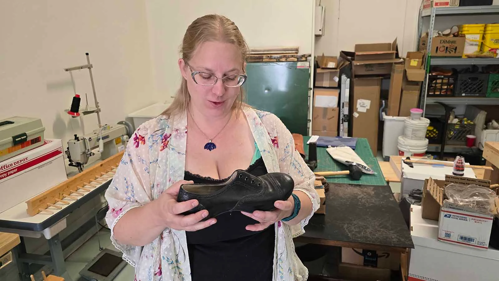 Initially, Alyssa Lenell-White thought she would make fashionable shoes, not boots.