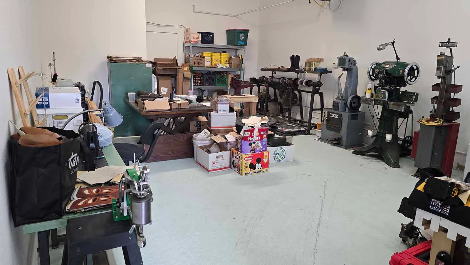 Alyssa Lenell-White's new custom bootmaking shop in Cheyenne.