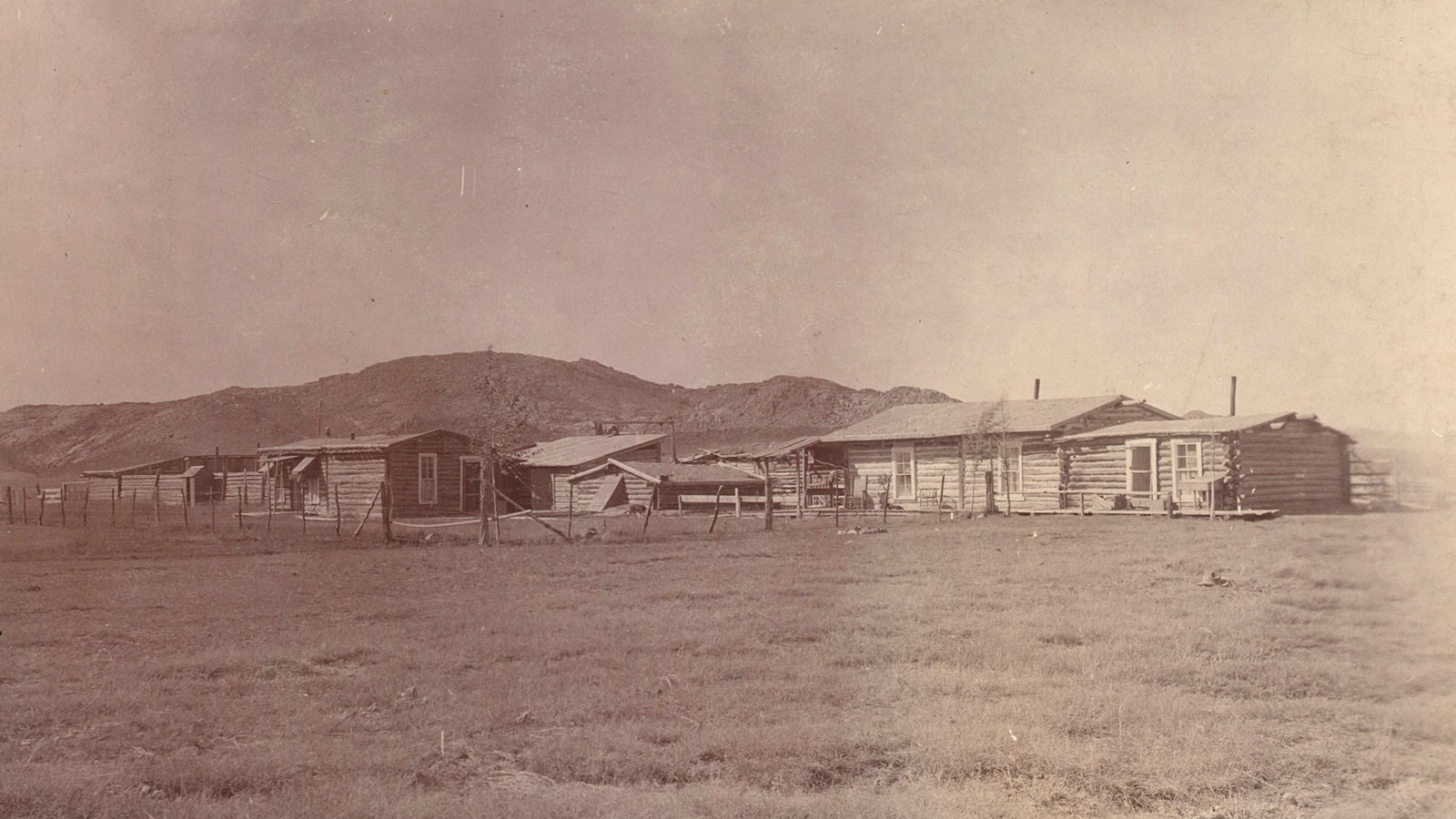 A photo of the Bothwell Ranch where Albert Bothwell ruled during his time in Wyoming.