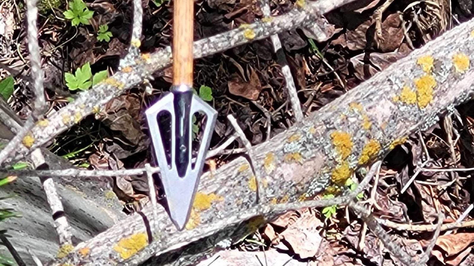 Wyoming Bowhunter Owen Miller likes getting back to the basics, including using a traditional recurve bow, and arrows with two-edged hunting broadheads.