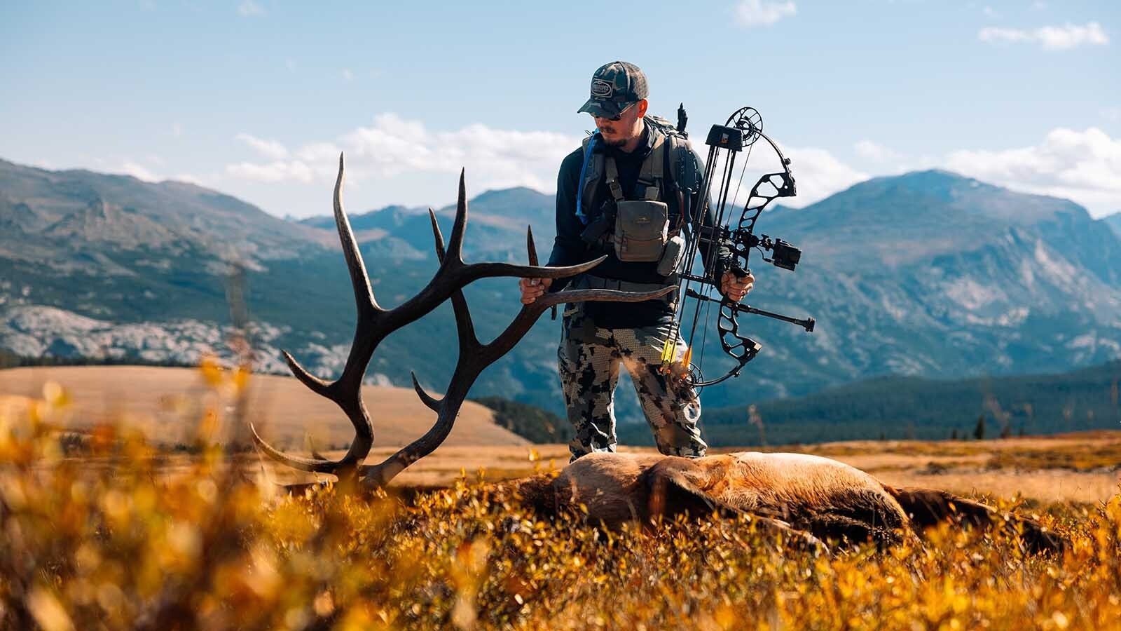 Archery hunter Austin Nimmo of Casper said that bowhunting for Wyoming elk is challenging and rewarding.