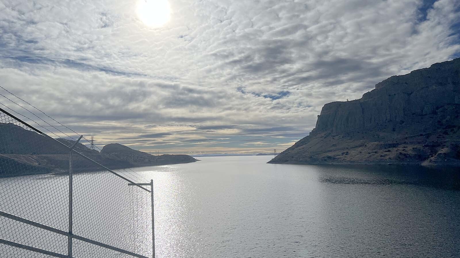 As of Wednesday, Boysen Reservoir in Fremont County was still almost completely ice-free. That’s killed the ice fishing season so far this year.