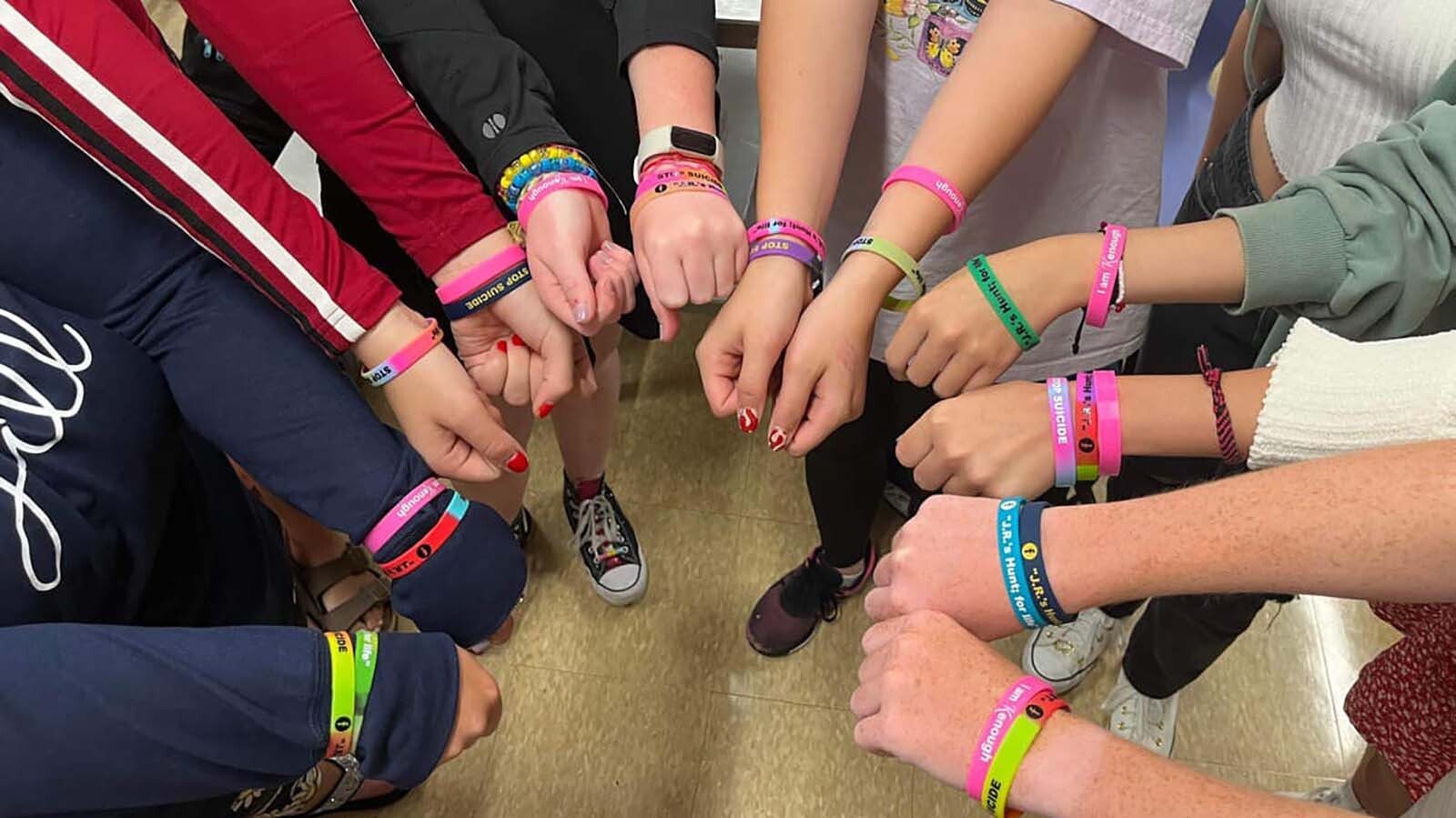 As part of J.R.’s Hunt for Life, the organization has sent thousands of bracelets around the world with the message: “J.R.’s Hunt for Life – Stop Suicide.”