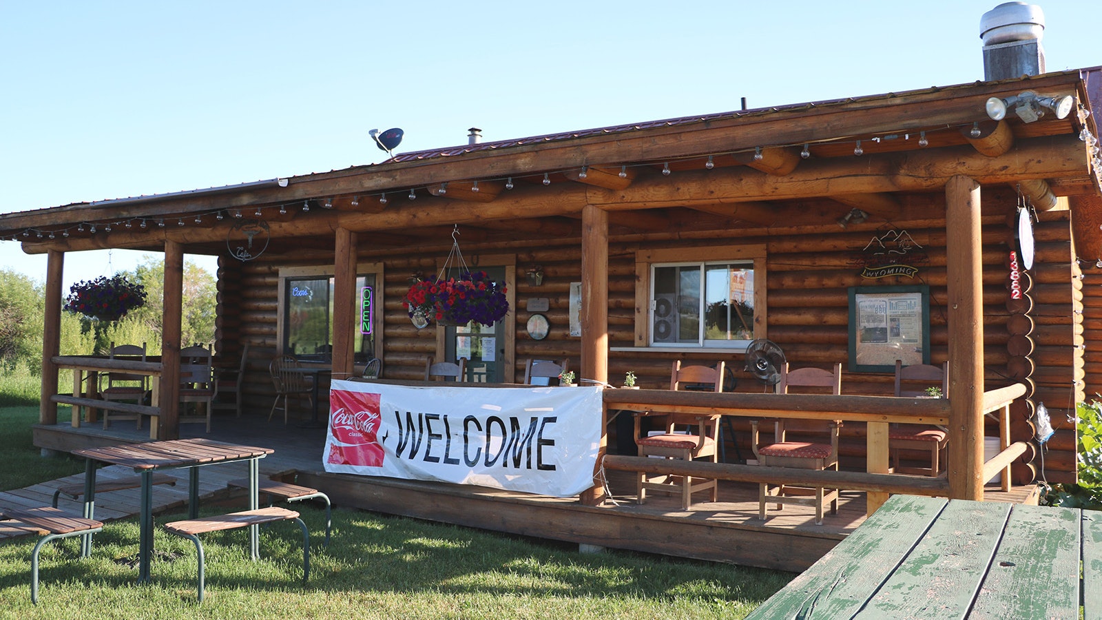 The Branding Iron Café in Bondurant, which has recently reopened.