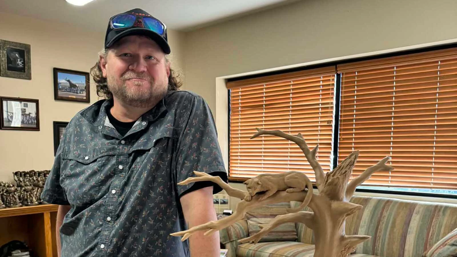 Brandon Clark of Cheyenne quit his reliable truck-driving career to pursue his art. His first piece is a mountain lion that he has dreamt about creating for 30 years and is now becoming a reality. The statue is being cast into bronze and Clark said he has thrown caution to the wind to bring the art to life.