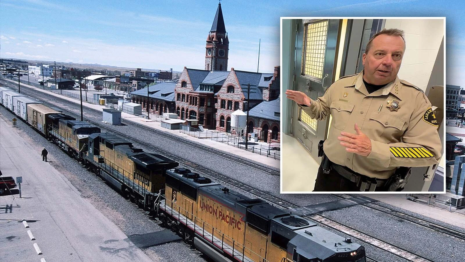 Laramie County Sheriff Brian Kozak says a Union Pacific train conductor may have saved lives by alerting officials about an engineer allegedly driving a train under the influence on Friday, March 20, 2026.