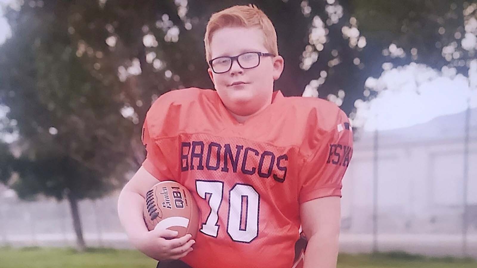 When Bridger Healy joined the Rock Springs youth football league, his former coach said he found him to be a kind young man, willing to do anything or anybody.