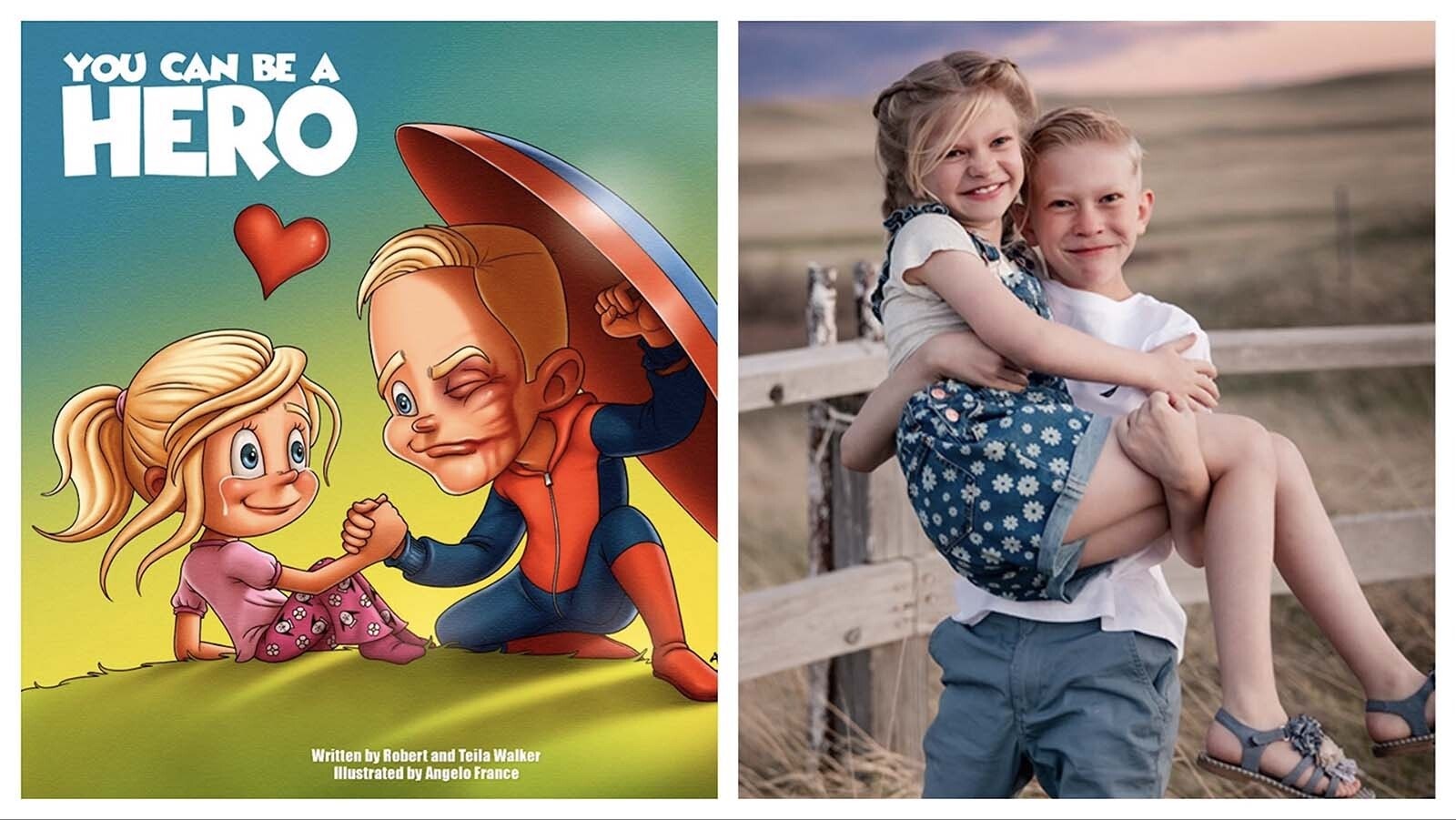 A book published by the Walker family discusses what it means to be a hero from Brielle Walker’s perspective.