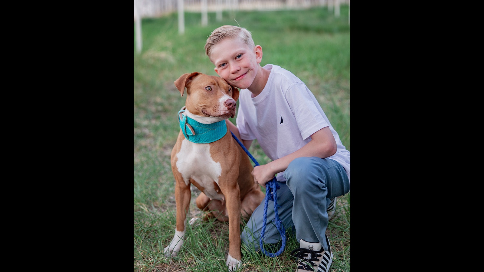 Bridger has a pitbull named Cyborg, named after one of his favorite MMA fighters.