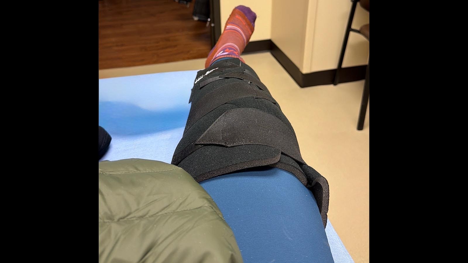 Wildlife photographer Marcela Herdova suffered a broken leg in a remote area of Yellowstone National Park with no cell service. She said she was lucky to have a friend there to help her get out.