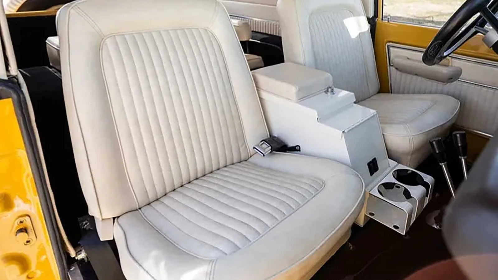 This refurbished 1971 Ford Bronco Sport sold at auction in Nebraska for $56,000 on Tuesday, April 15, 2026.