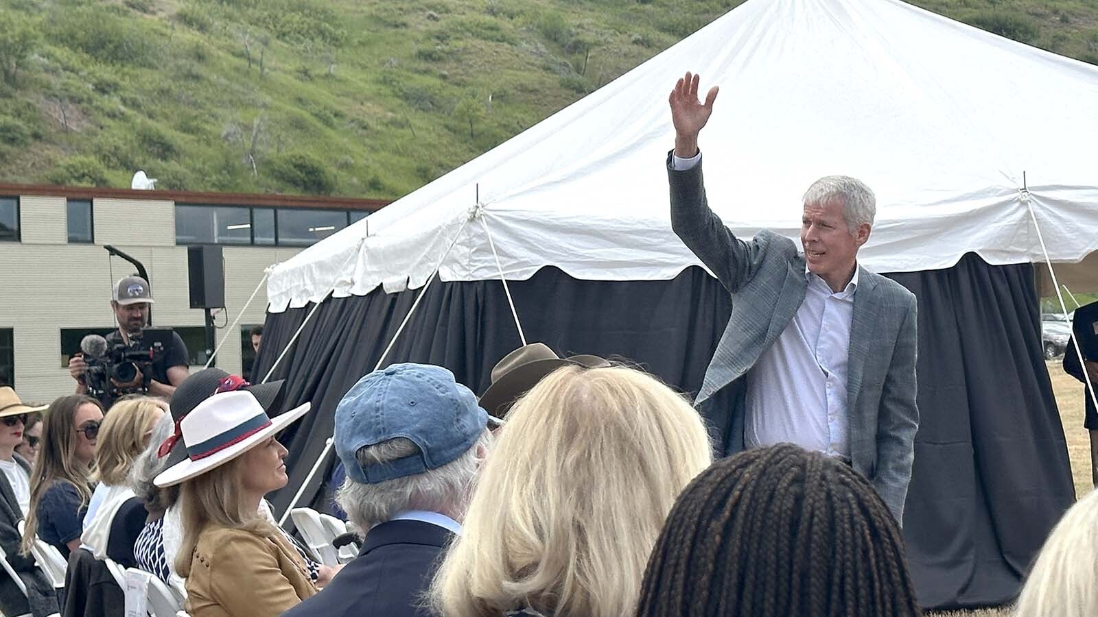 U.S. Secretary of Energy Chris Wright was among a laundry list of state and federal officials at Ramaco's Brook Mine for a ribbon cutting for the first new rare earths mine to open in the U.S. in 70 years on Friday, July 11, 2025.