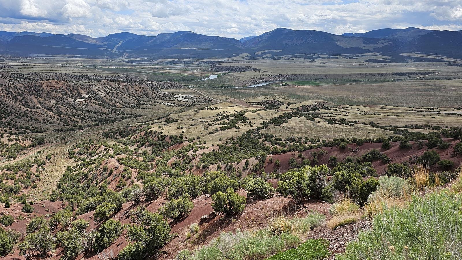 Brown's Hole, ringed by mountains, was an idea place to stash rustled cattle.