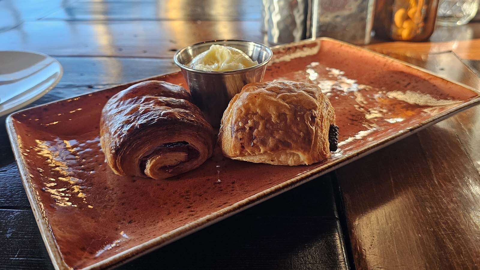 Fresh-baked pastries at Brush Creek Ranch.