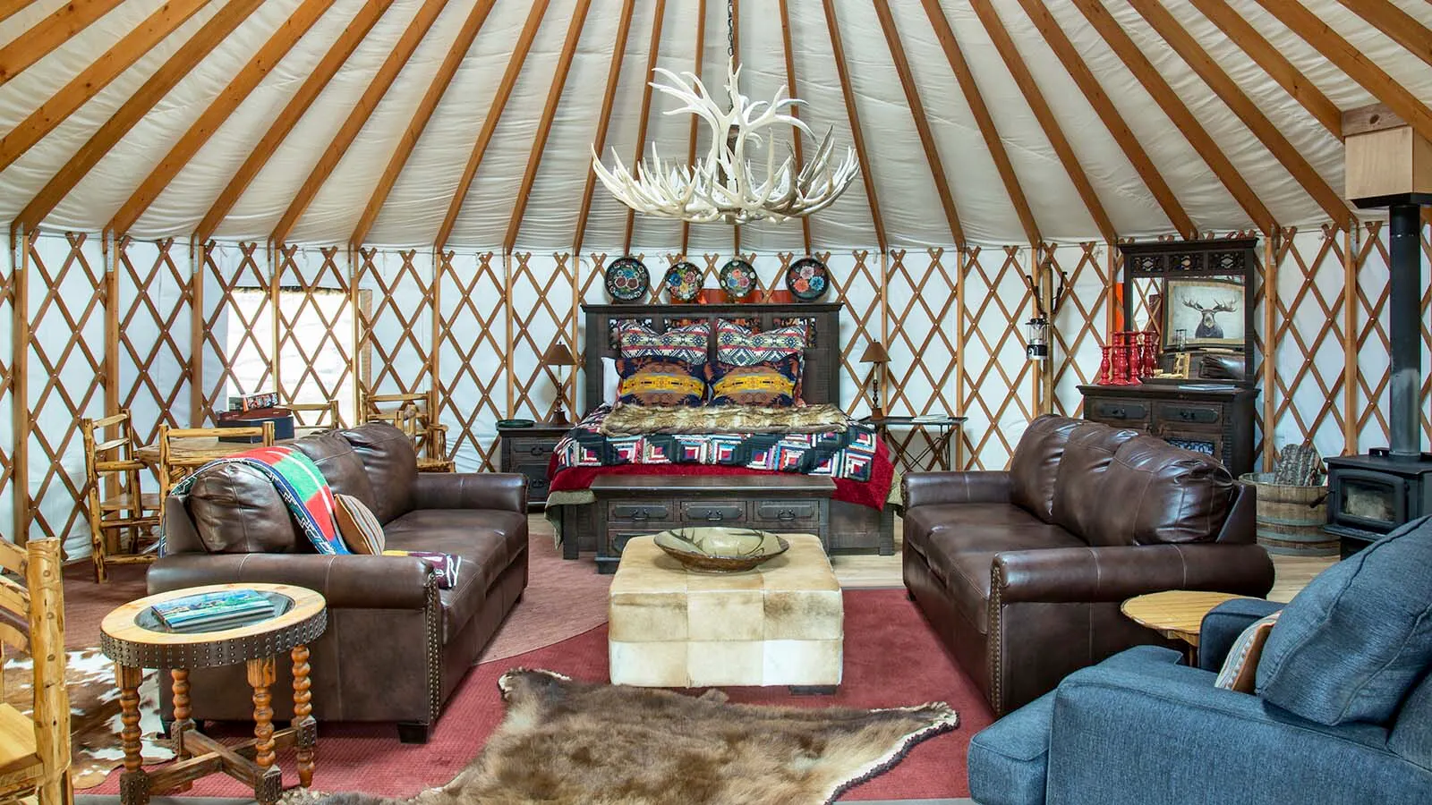 Photo inspiration: Off The Grid Luxury Glamping With Private Chef And Chef Reference: Brush Creek Ranch S Glamping Tents Cost 4 500 A