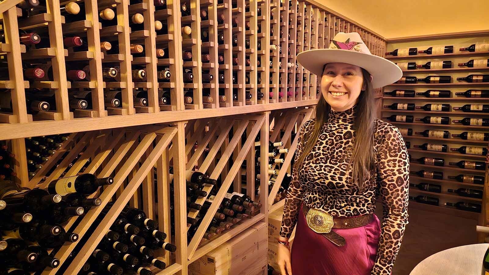 Brush Creek sommelier Montana Busche showed Cowboy State Daily around the Brush Creek wine cellar, which has 30,000 bottles in its collection, some of them ultra-rare, ultra-expensive selections.