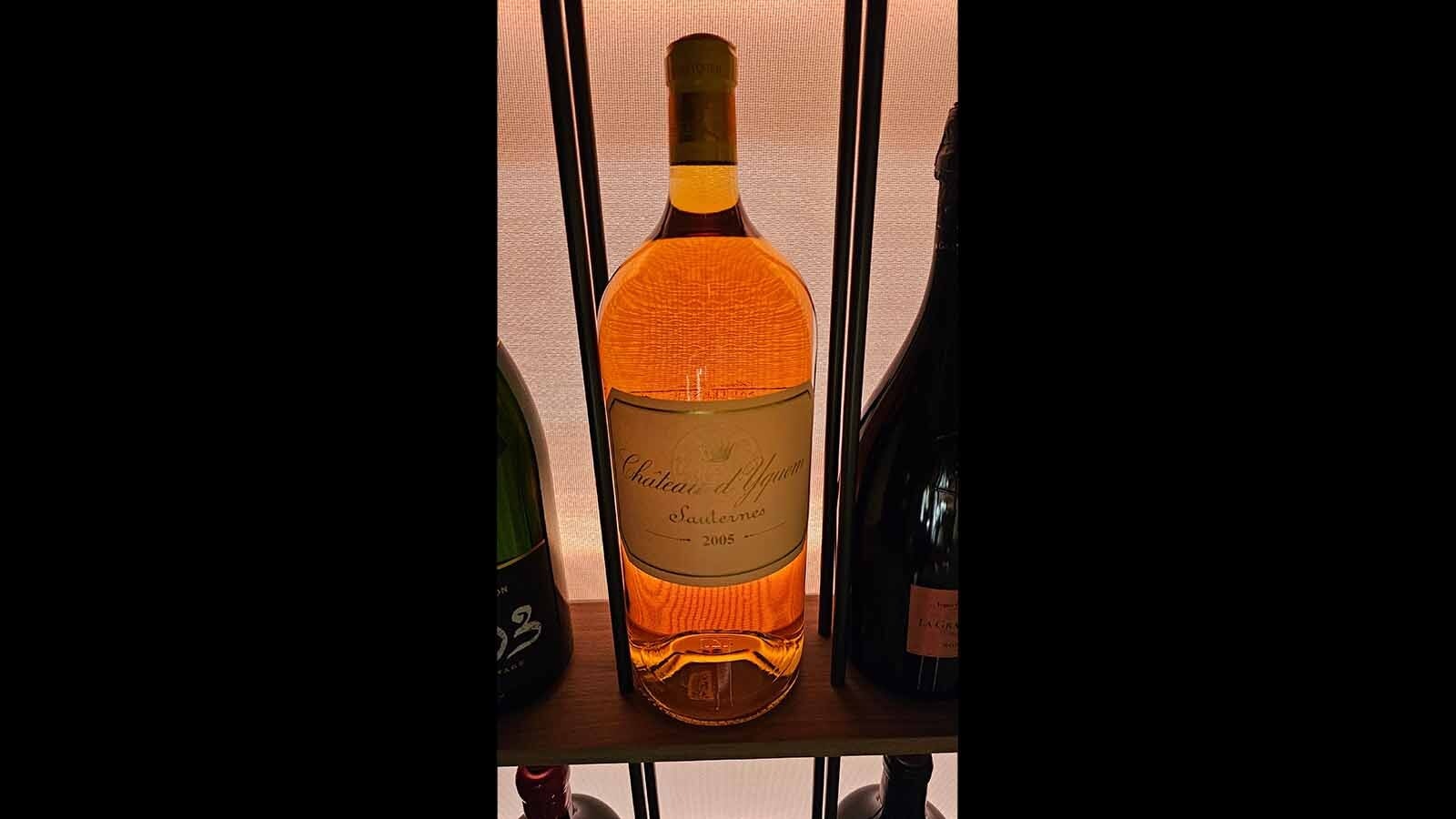 This dessert wine is more often served in a half bottle size. But Brush Creek Ranch has the much rarer 6-liter size available, perfect for large wedding parties.
