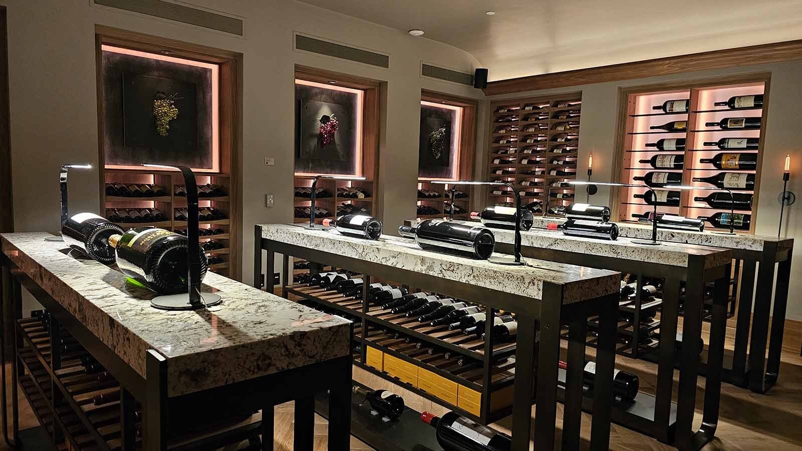 One of the wine cellars that specializes in large-format bottle sizes.