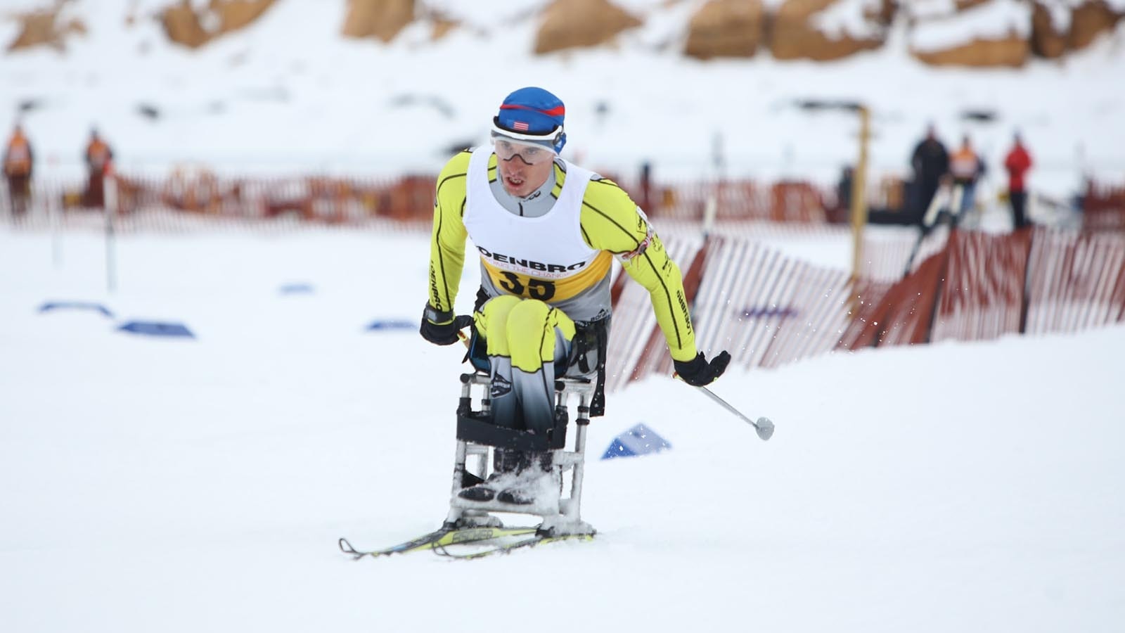 Bryan Price shows his mettle during a competition.