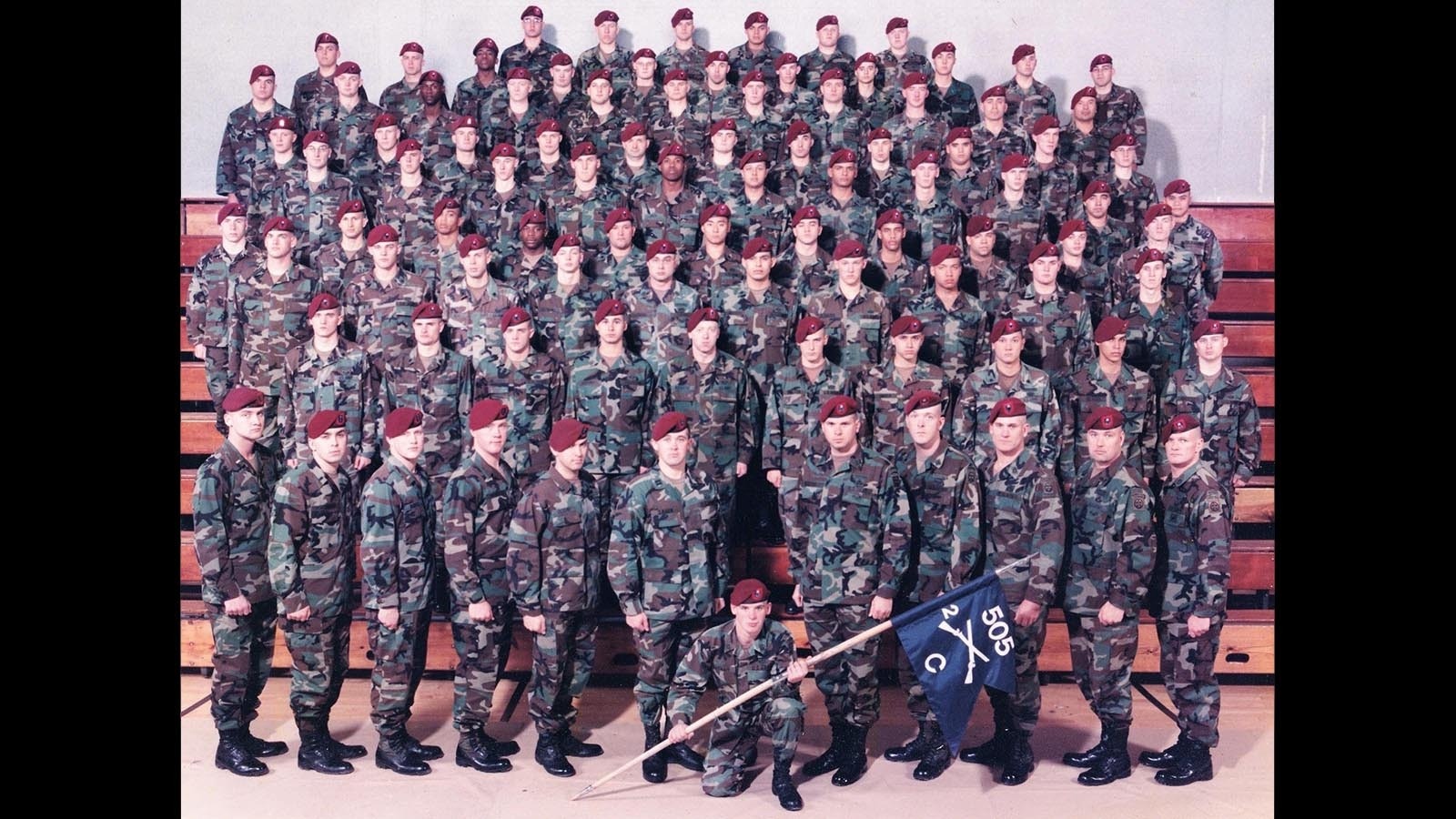 Bryan Price and his fellow paratroopers.