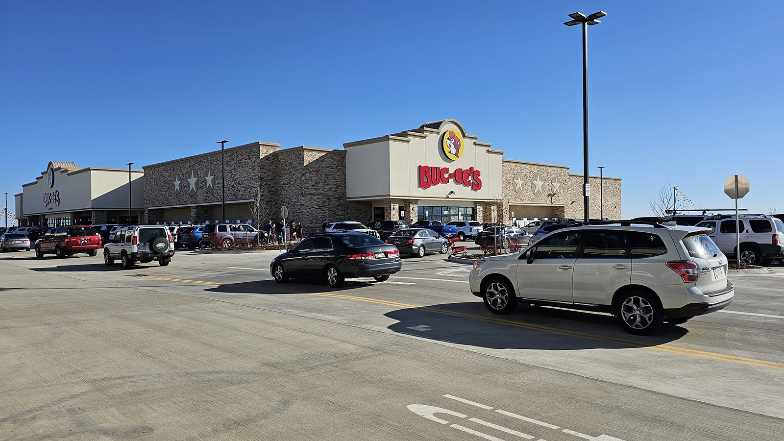 At 75,000 square feet, the Buc-ee's that opened Monday in Johnstown, Colo., about 55 miles south of Cheyenne off I-25 is the world's largest.