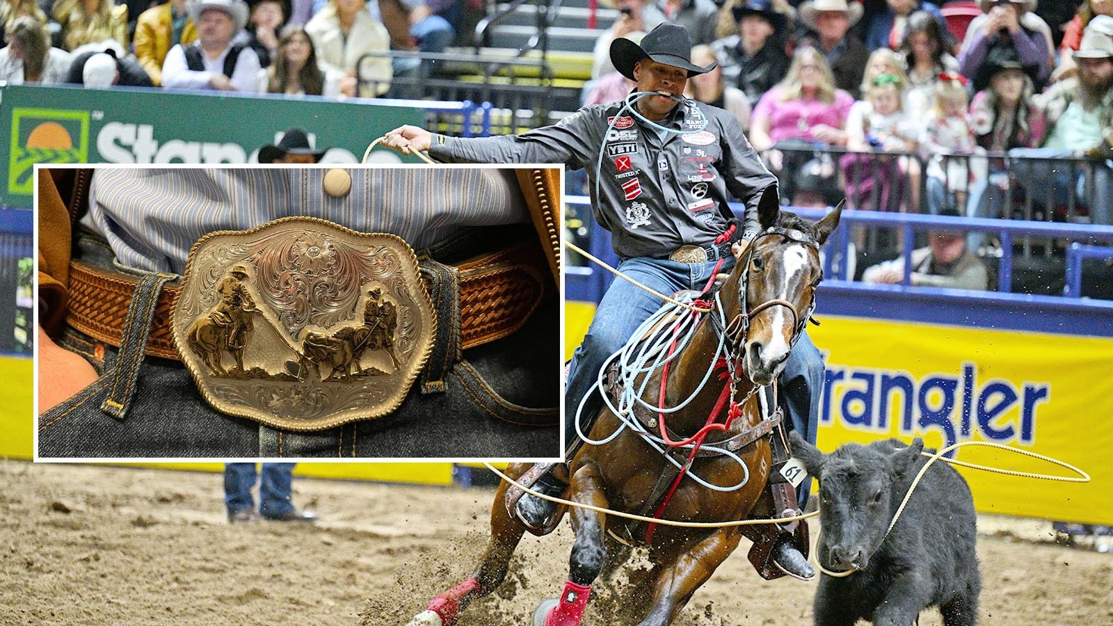 Rodeo diehards flock to Las Vegas for the National Finals Rodeo, where belt buckles symbolize pain, pride and a way of life. Western culture is more than a trend for riders and fans, it’s an identity. And when it comes to buckles, go big or go home.