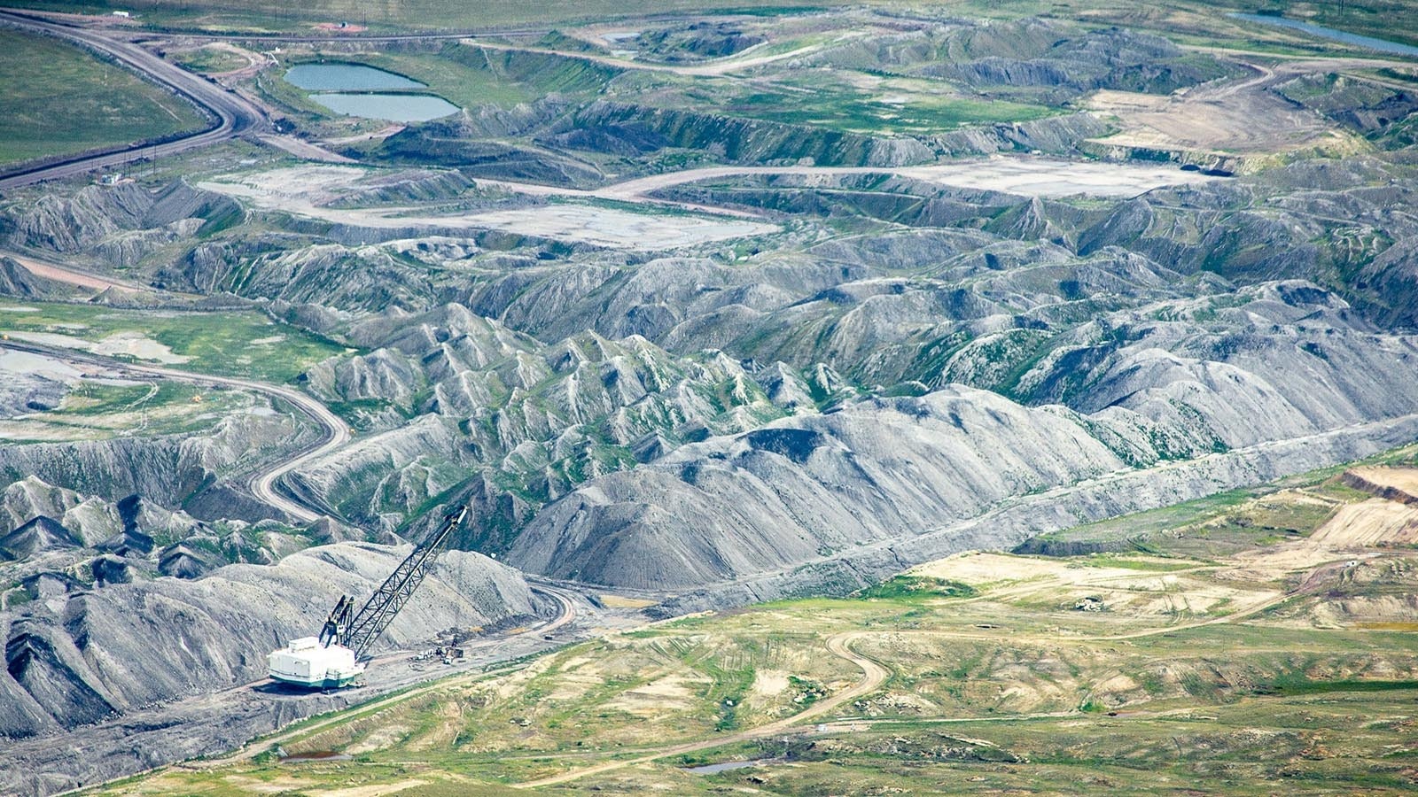 Coal mining in the Powder River Basin.
