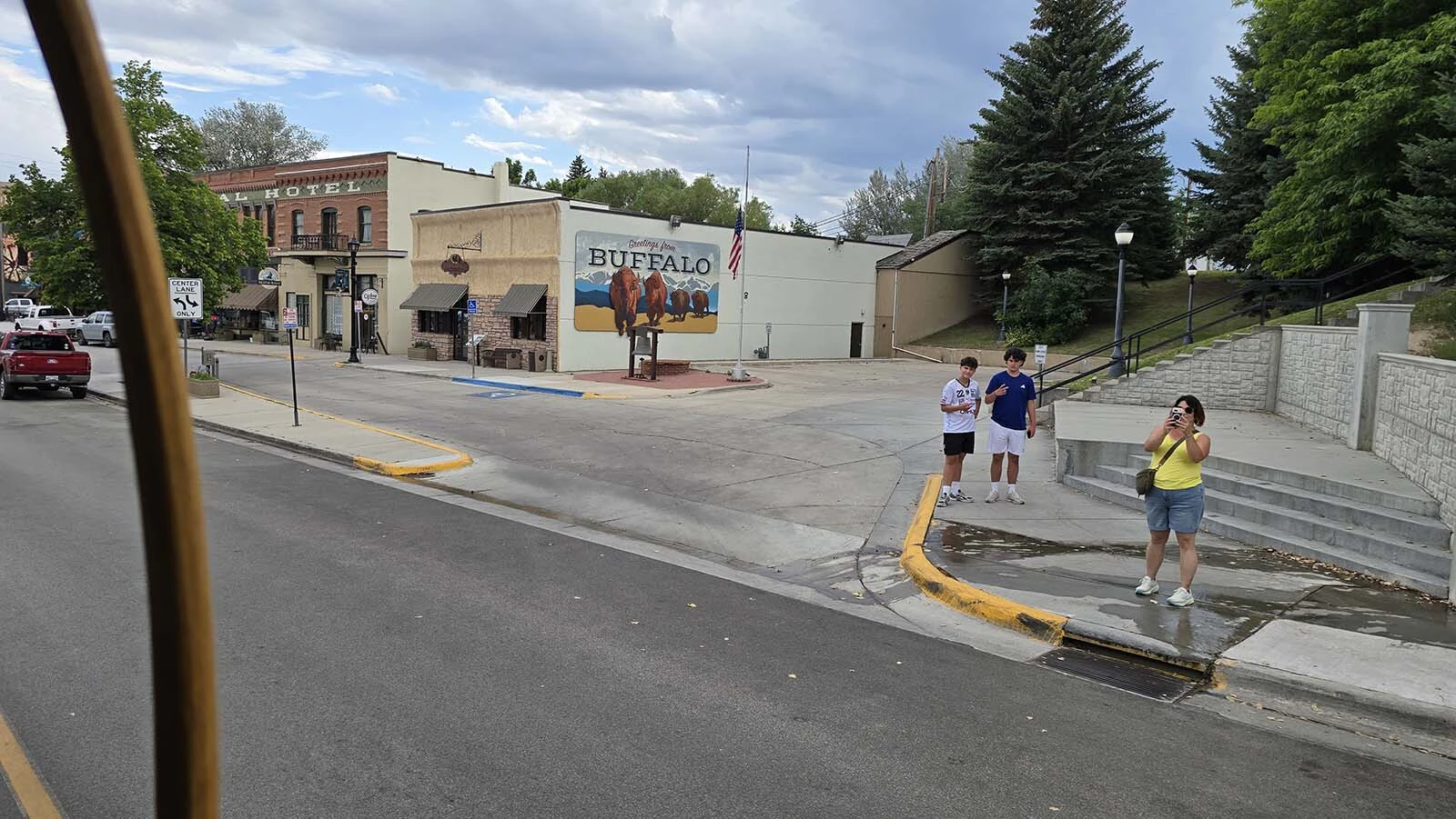 People often stop what they're doing to take pictures and videos of the Moonhitch Wagon passing by. That's why owner Ashlee Kintzler tells her guests they're always on a one-wagon parade when they join her tours.
