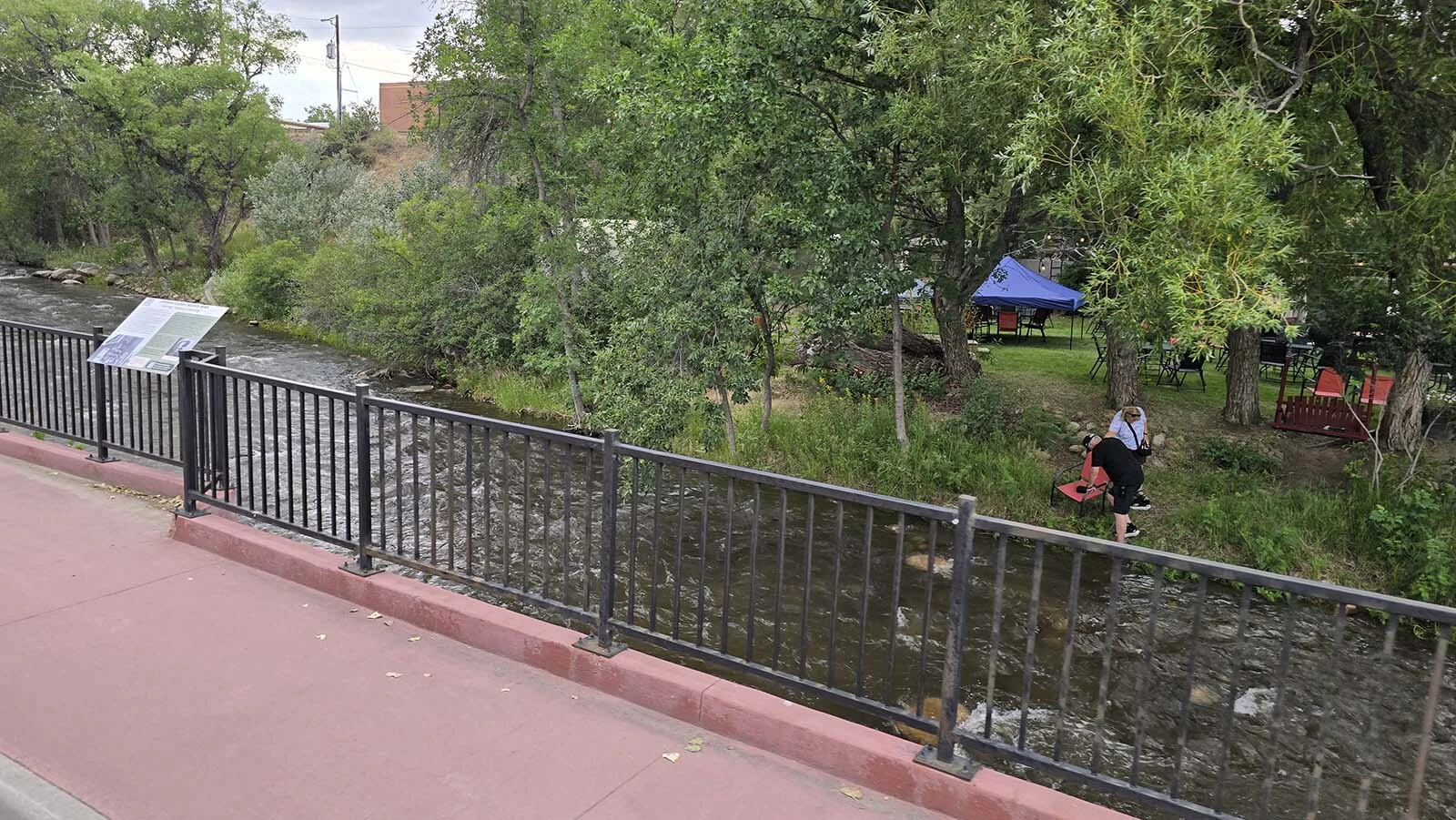 This is the river that flooded in 1912, wiping out many of Buffalo's early businesses.