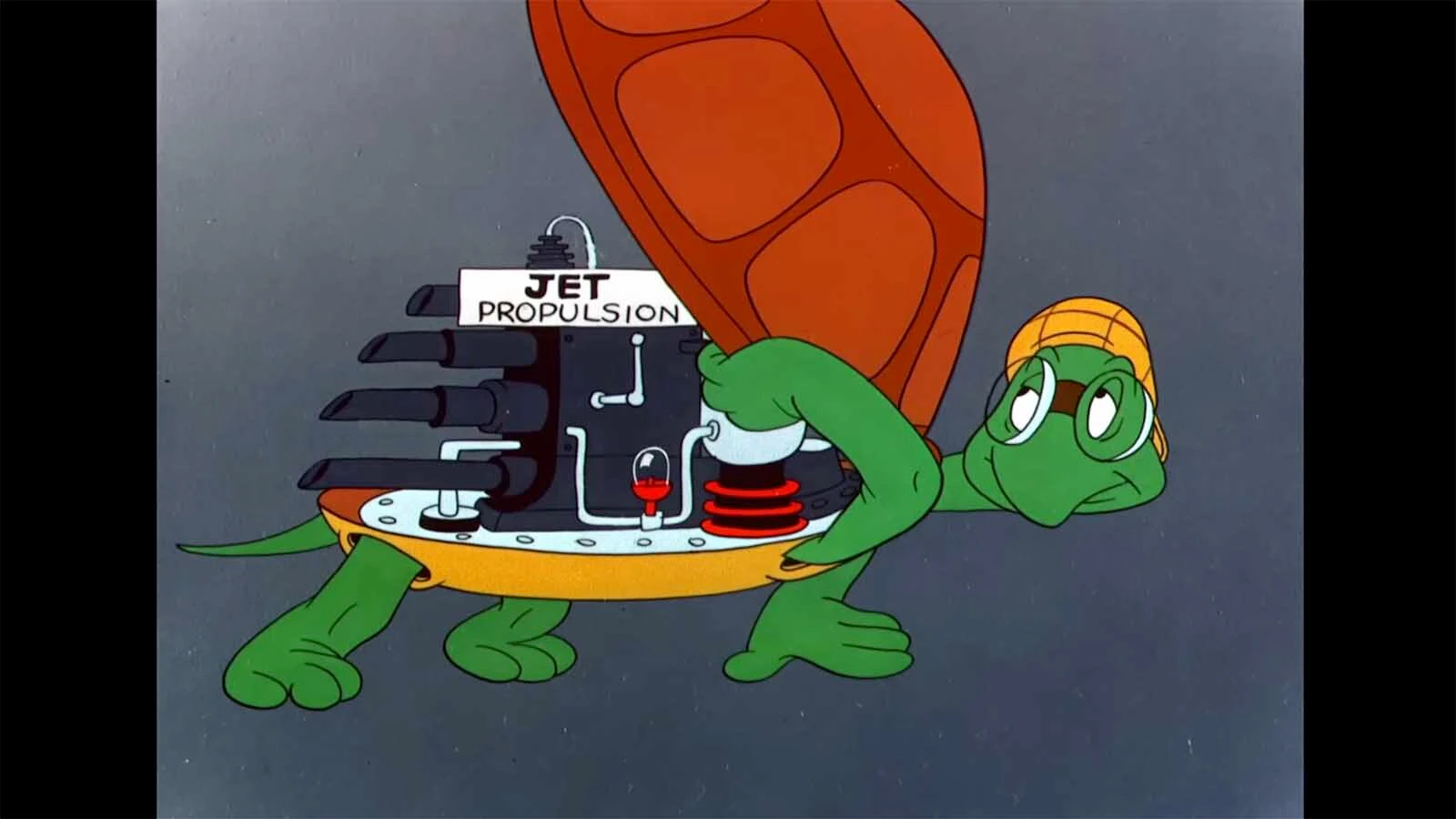 Bugs Bunny raced Cecil Turtle through a fictional Yellowstone National Park in the 1947 Looney Tunes short “Rabbit Transit.” But the turtle had a secret weapon — jet engines under his shell that left Bugs in the dust.
