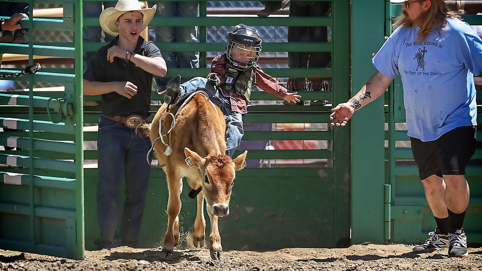 At Brahma Mama's Bucking Bulls Ranch in Worland, people can learn to ride a bull like a real Wyoming cowboy.