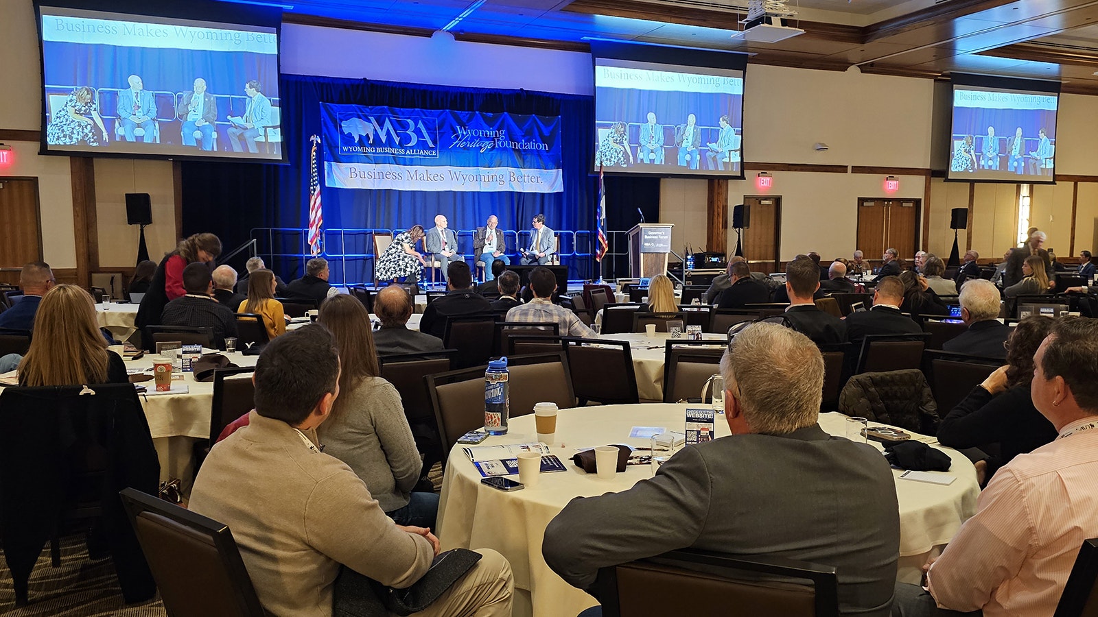 A full house was on hand for the 41st annual Governor's Business Forum in Laramie Wednesday and Thursday.