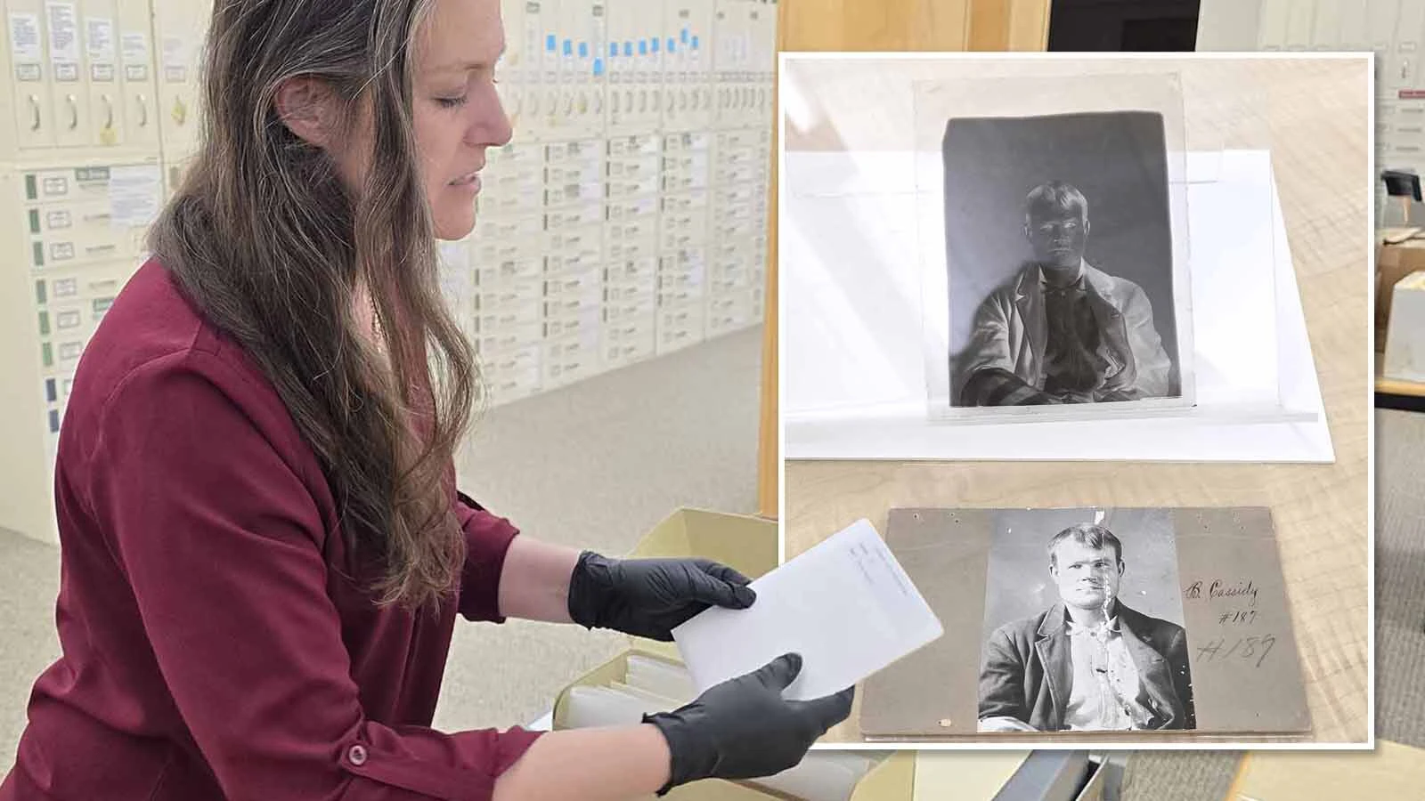 An East Coast auction house recently advertised a glass plate negative of Butch Cassidy’s Wyoming Territorial Prison mugshot as a one-of-a-kind “original." But a Wyoming state archivist says the original is safe in Wyoming — and she double-checked.