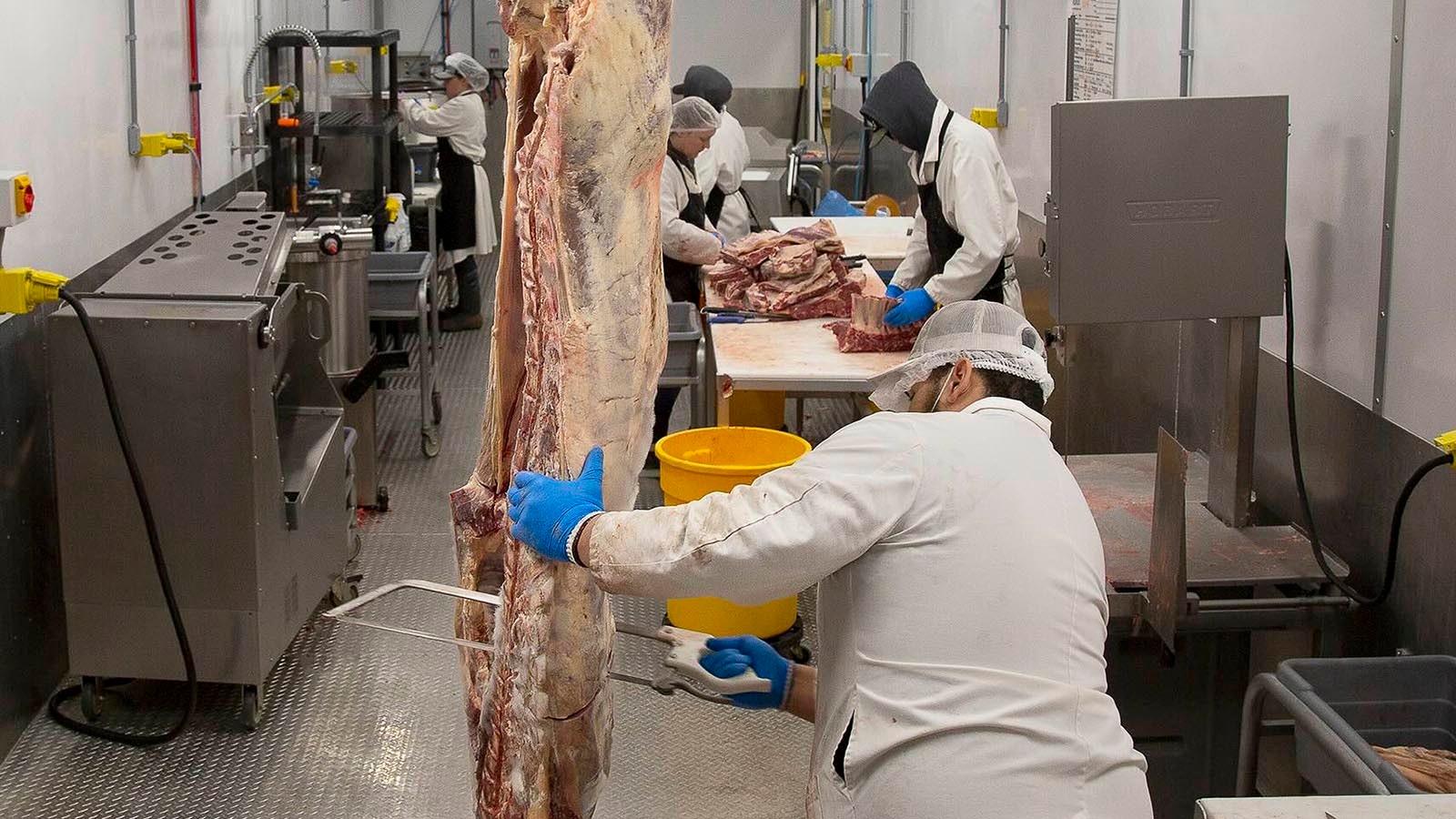 Bear Mountain Beef in Hawk Springs transforms local cattle into custom cuts at a facility that doubles as a butcher school.