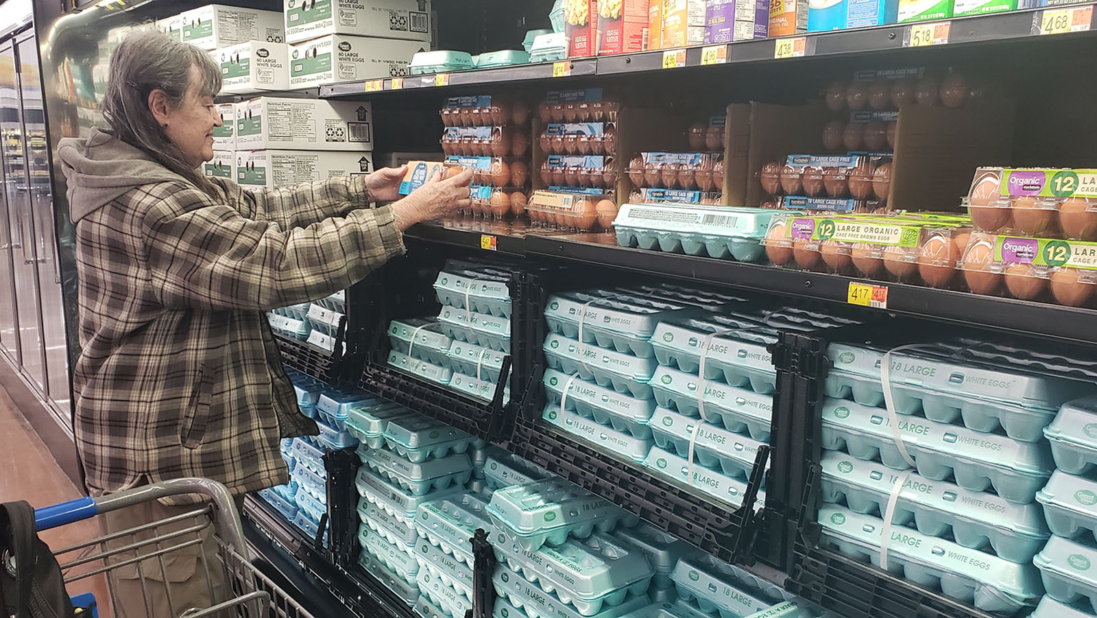 Buying eggs at walmart 11 1 22