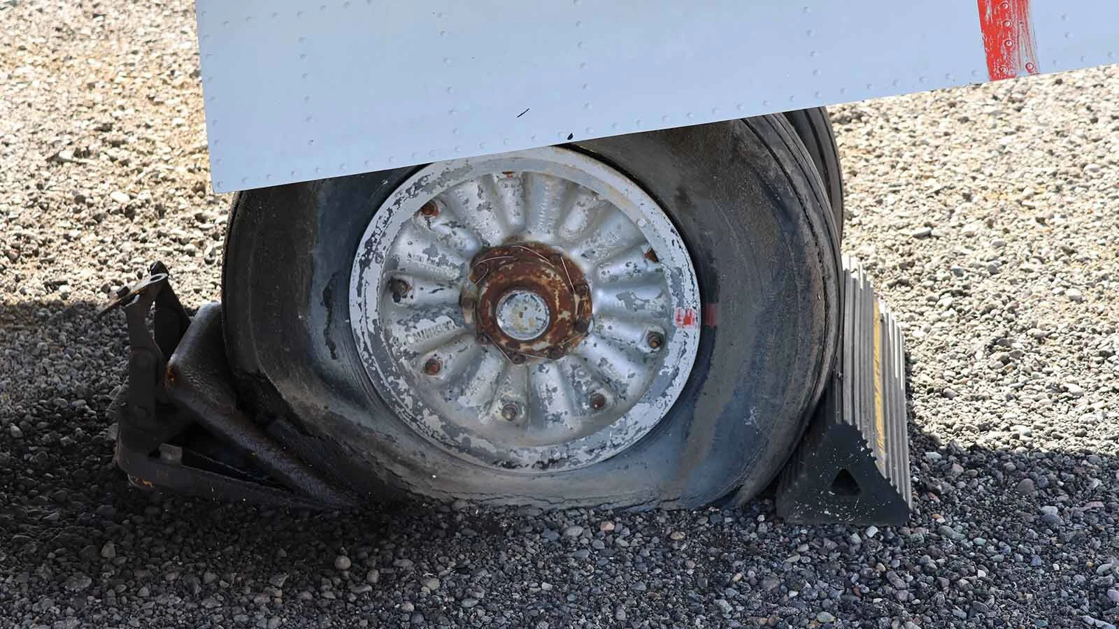 New tires are on the “needed” list for the C-119. 