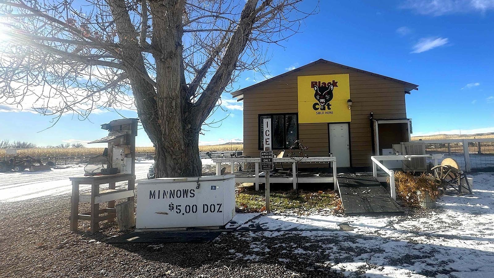 Ron’s Fireworks & Minnows near Worland doesn’t see any bump in business ahead of New Year’s Eve.