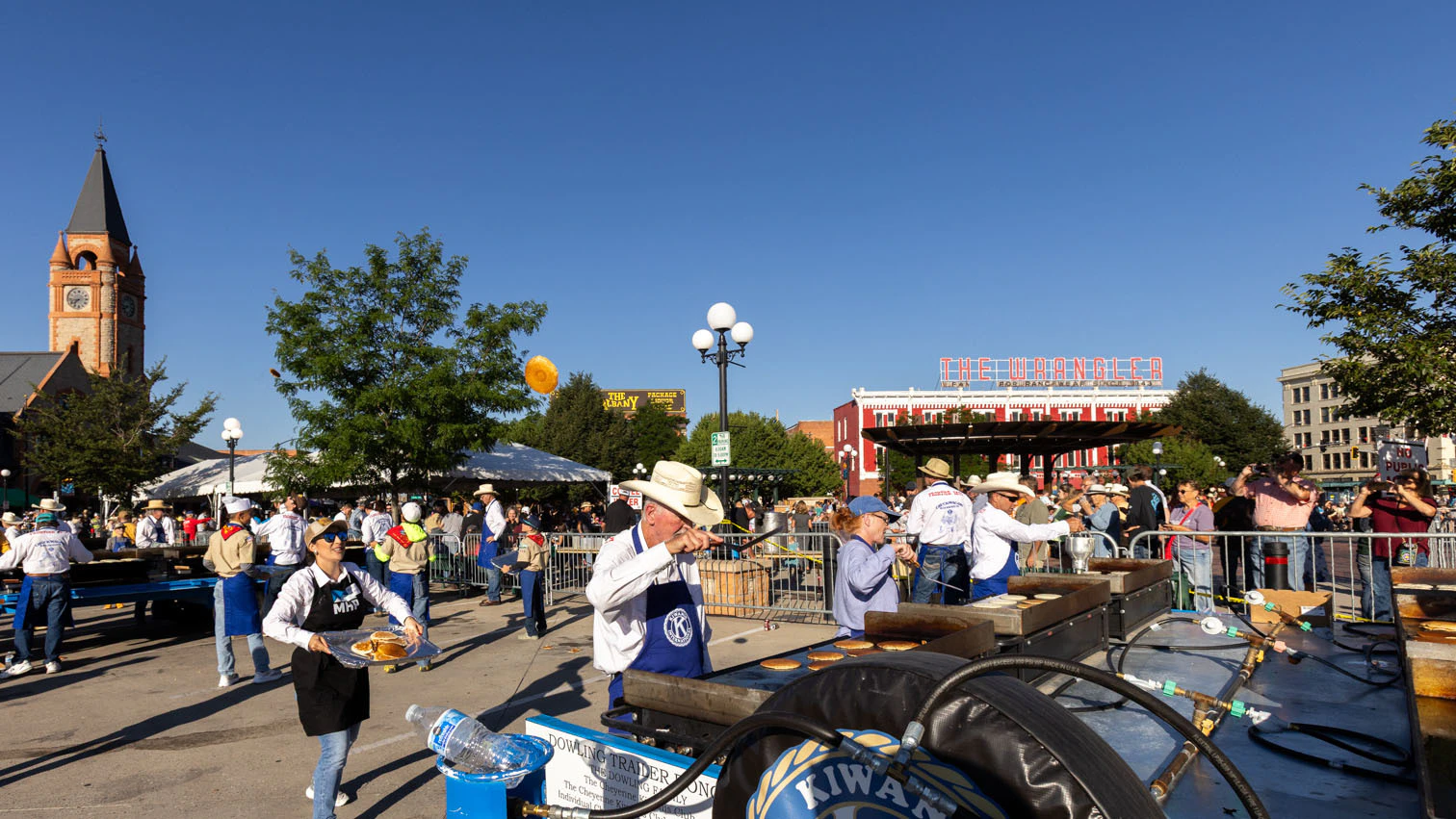 The last Cheyenne Frontier Days Pancake Breakfast was held on Friday, July 24 in downtown Cheyenne.