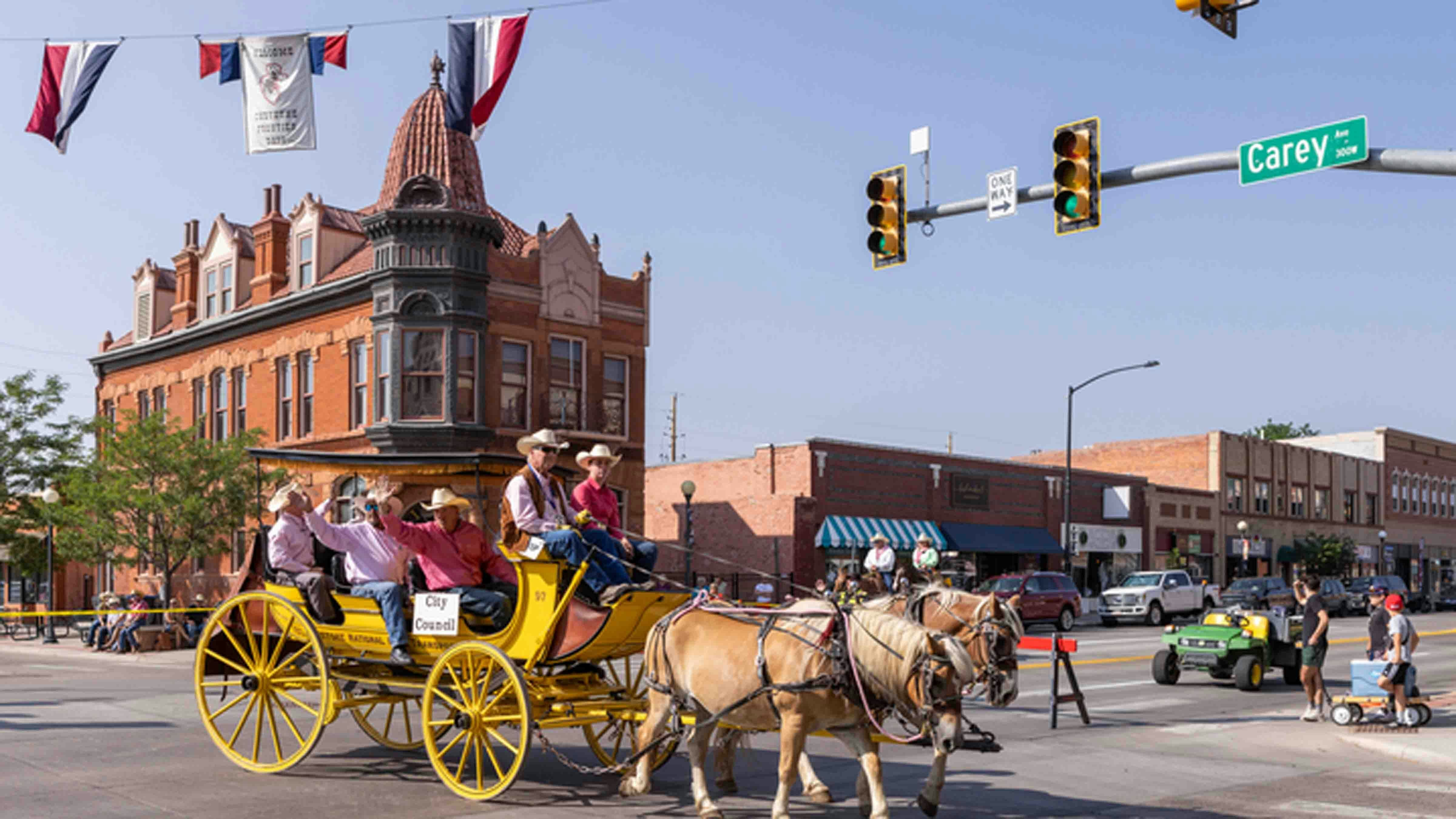 The Cheyenne Frontier Days Grand Parade in downtown Cheyenne on July 25, 2024.