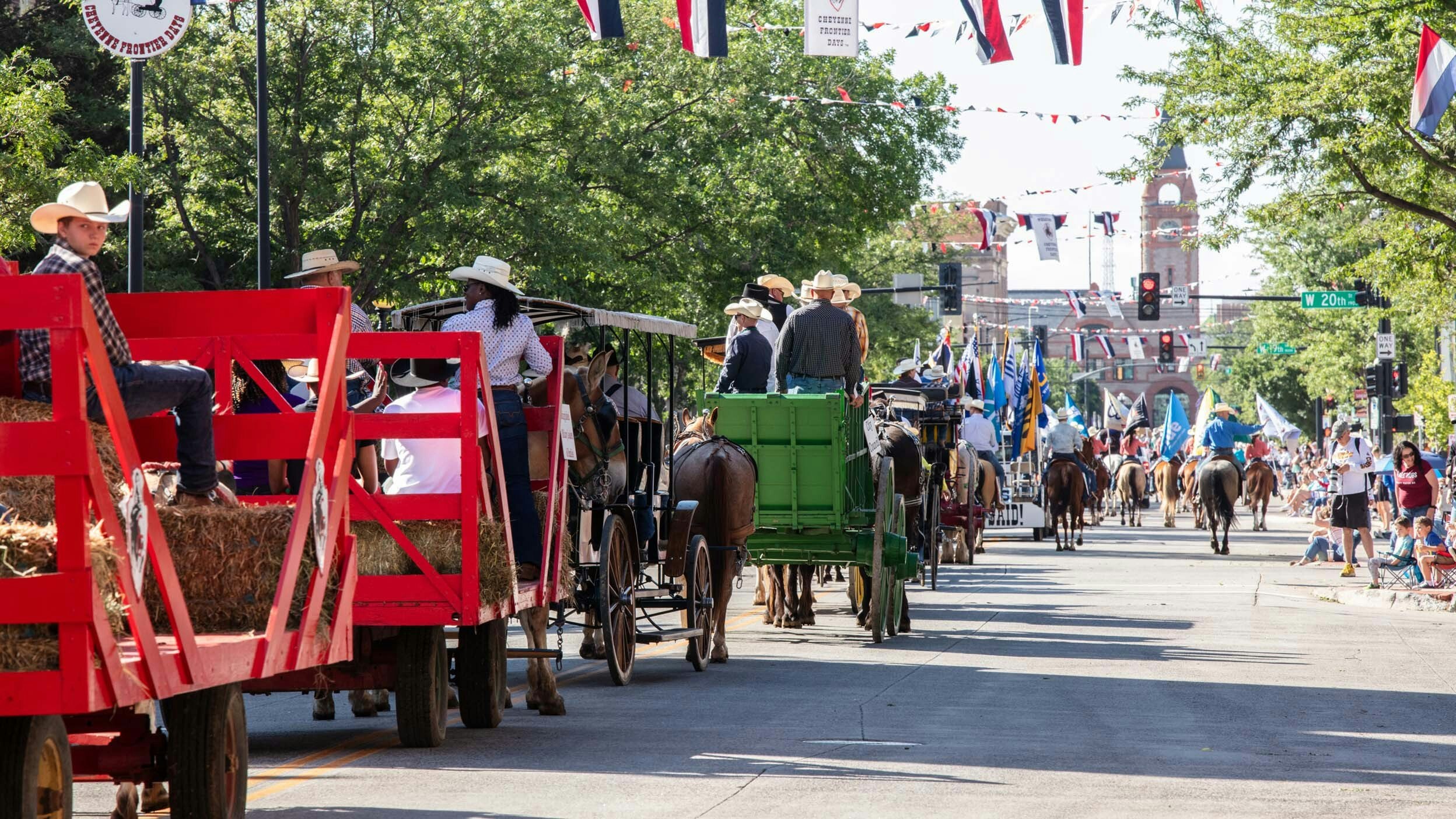 The fourth and final 2023 parade of Cheyenne Frontier Days rolls down the streets of downtown Cheyenne on July 29.