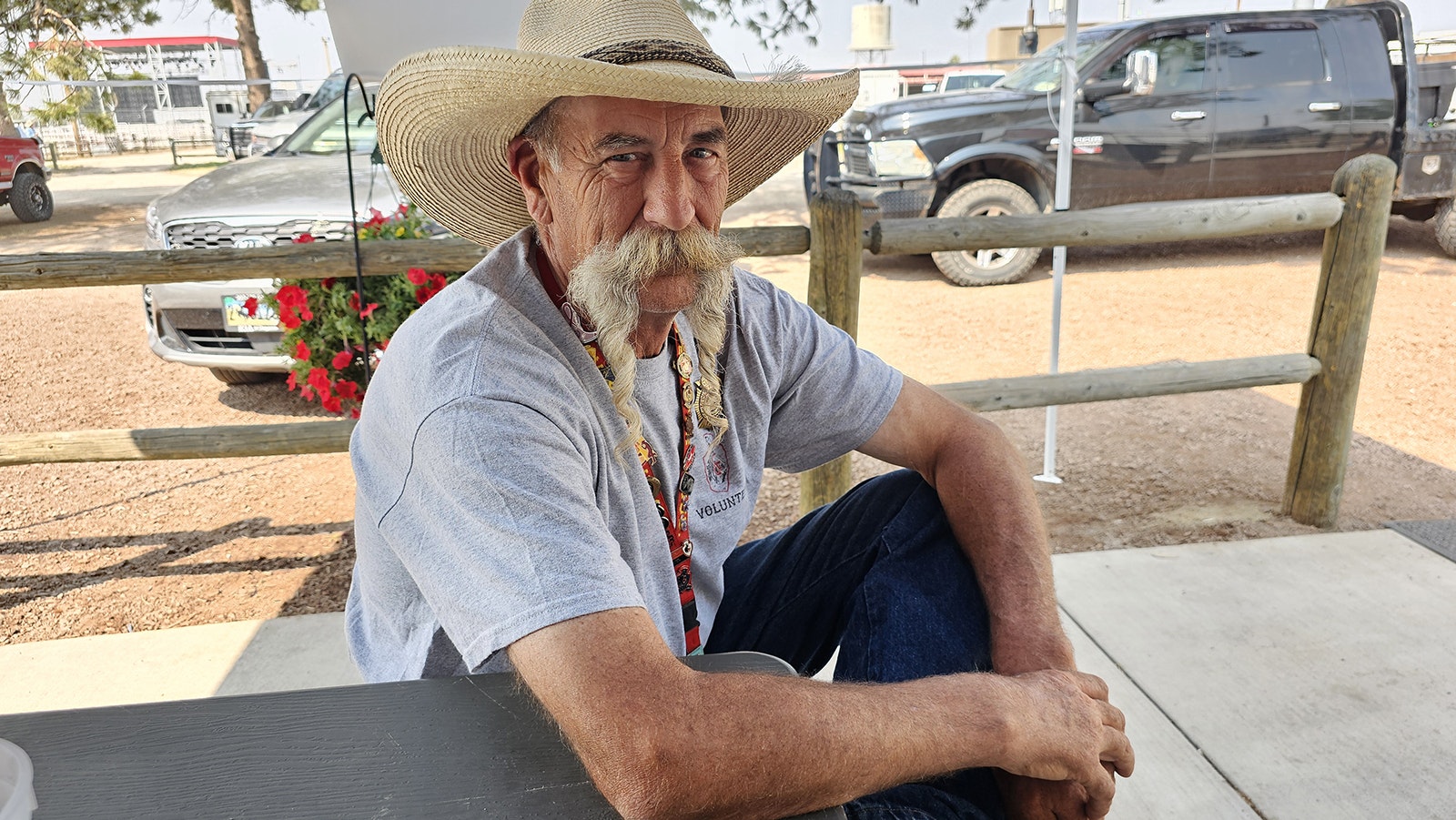 Ken Willis, a blacksmith, leads the wagon doctors team, which works year-round to keep Cheyenne's unique, historical wagons in working order.