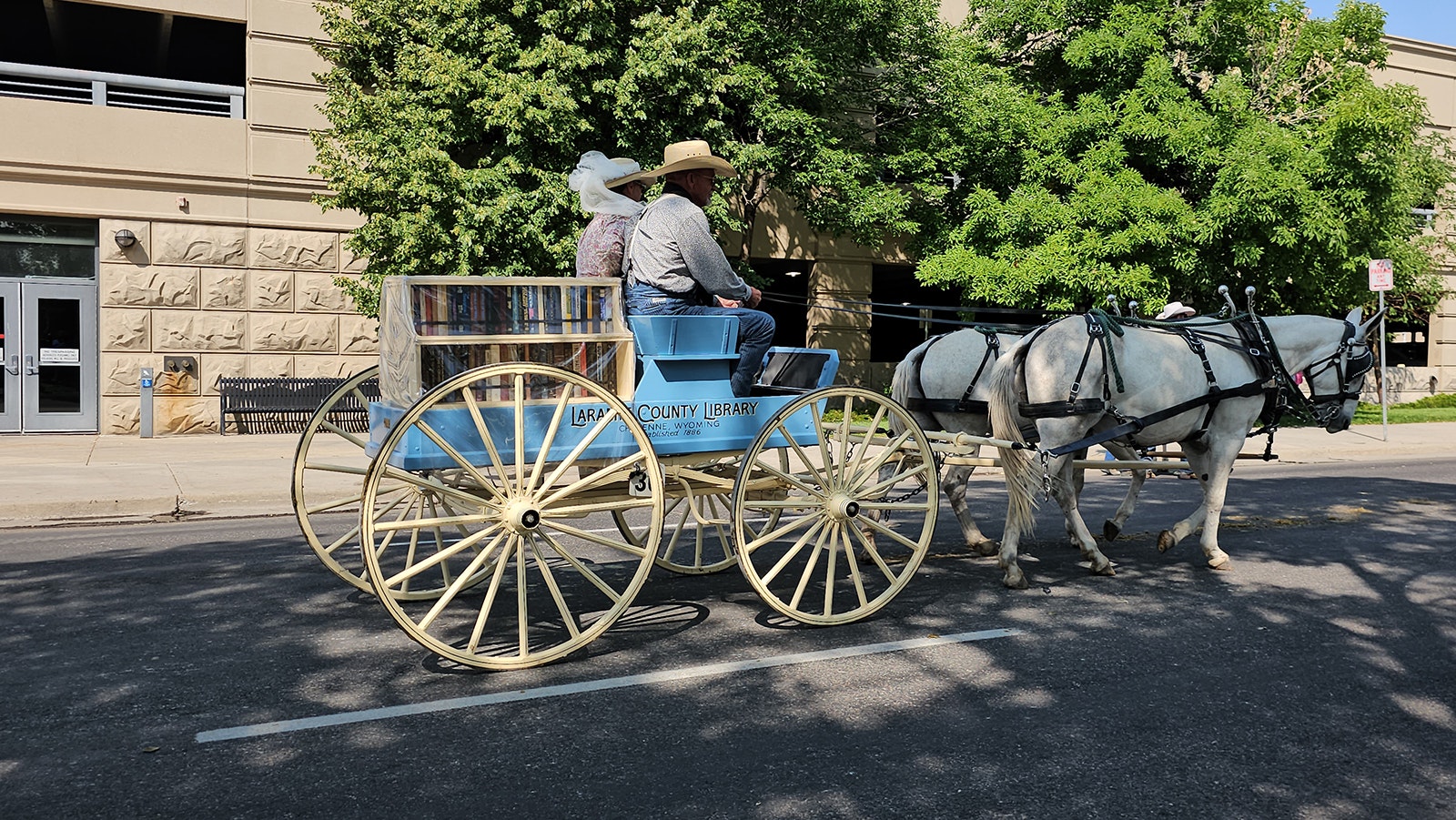 The Laramie County Library's book mobile was among the first mobile lending libraries in the country, and it still works.