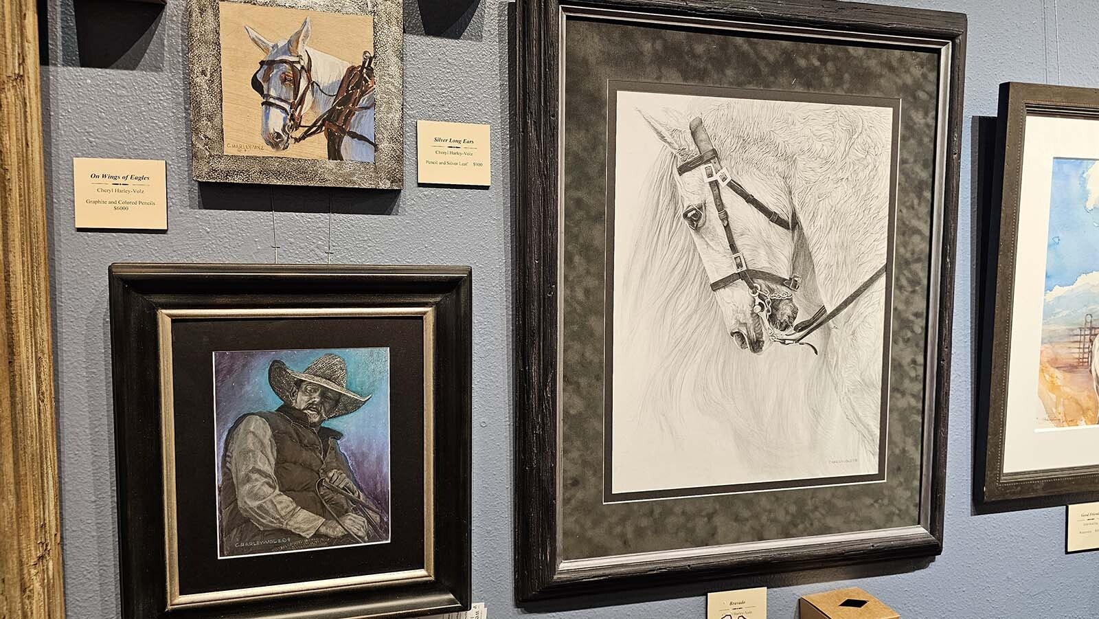 Portraits inspired by authentic Western life are part of what makes CFD's Western Art Show magical.