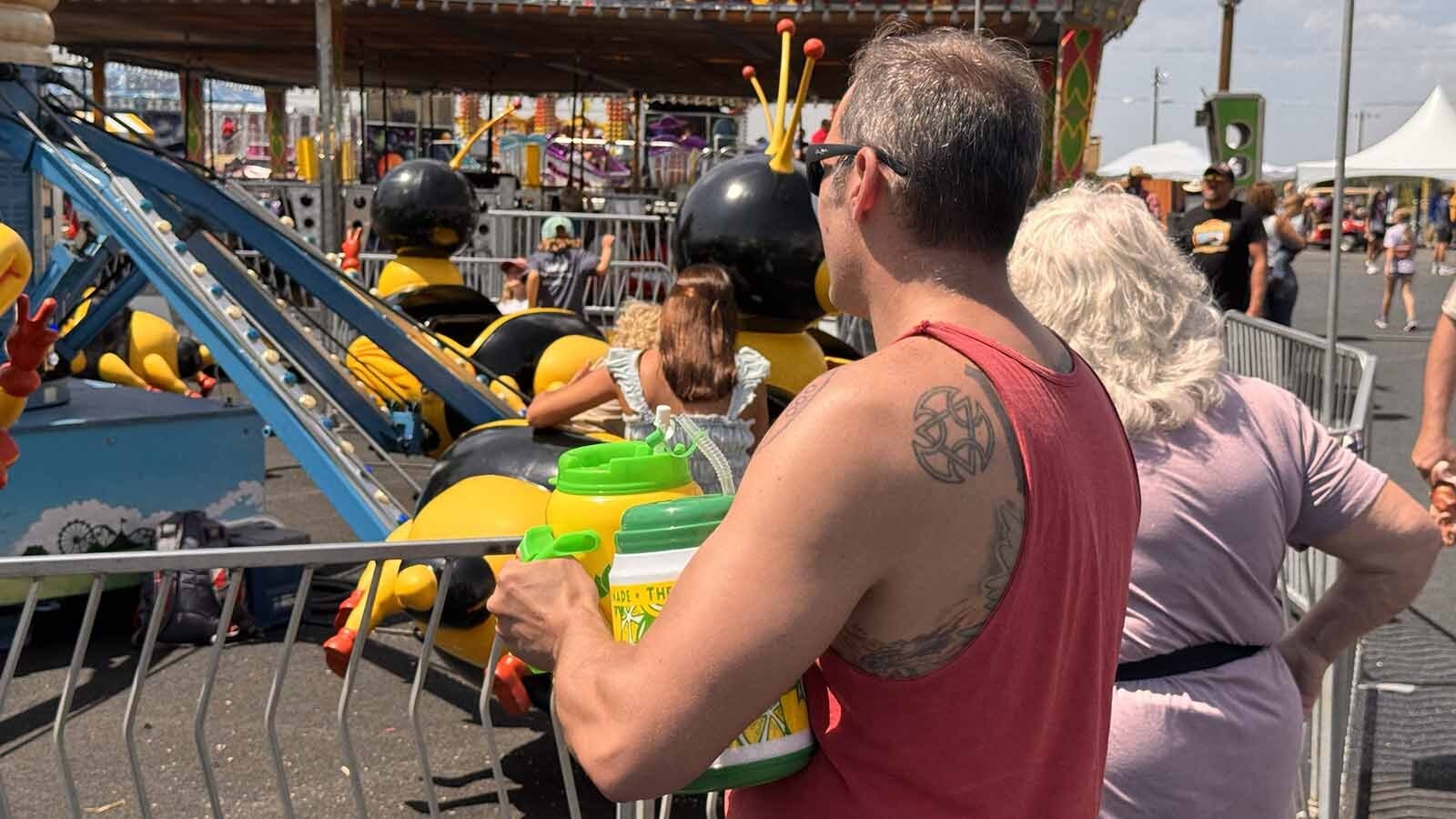 D.J. Adams of Cheyenne doesn't check off any CFD Bingo squares, but the Wyoming native says he likes to play another game: spot the out-of-stater.