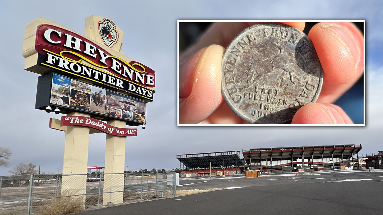A Glenrock couple out rockhounding last month found a mysterious Cheyenne Frontier Days coin along the bank of the North Platte River. It’s a rare “Frontier Buck," once used like currency at the Daddy of 'Em All rodeo and events.