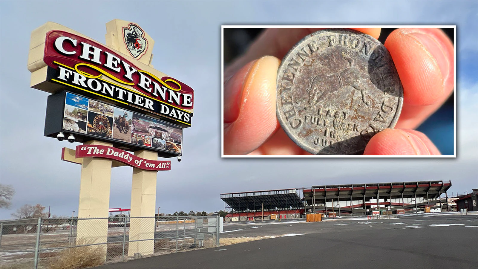 A Glenrock couple out rockhounding last month found a mysterious Cheyenne Frontier Days coin along the bank of the North Platte River. It’s a rare “Frontier Buck," once used like currency at the Daddy of 'Em All rodeo and events.
