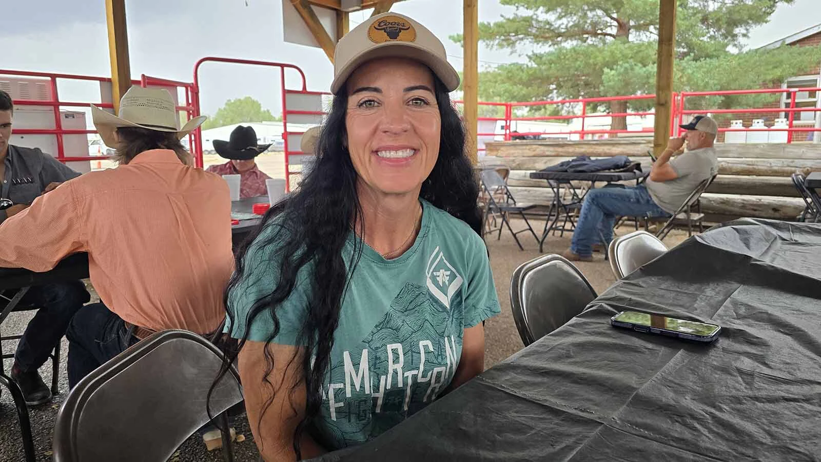 Anita Ellis is barrel racing again, despite a traumatic Brian injury a few months ago. She's taking it one ride at a time.
