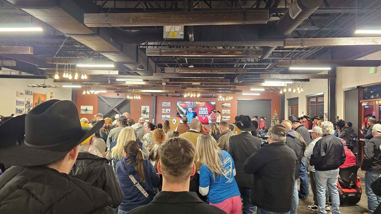 A standing room only crowd gathered Tuesday night to hear the concert lineup announced for Cheyenne Frontier Days 2026.