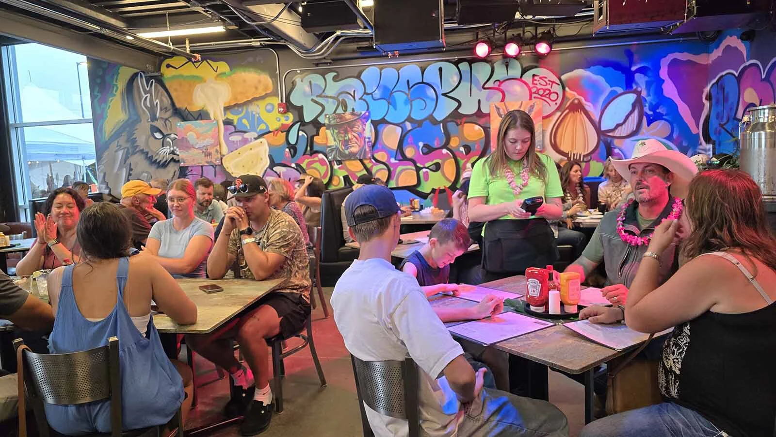 Cheyenne becomes a party city during Cheyenne Frontier Days, with restaurants putting together special parties to attract customers, and doing 50% to 100% more business.